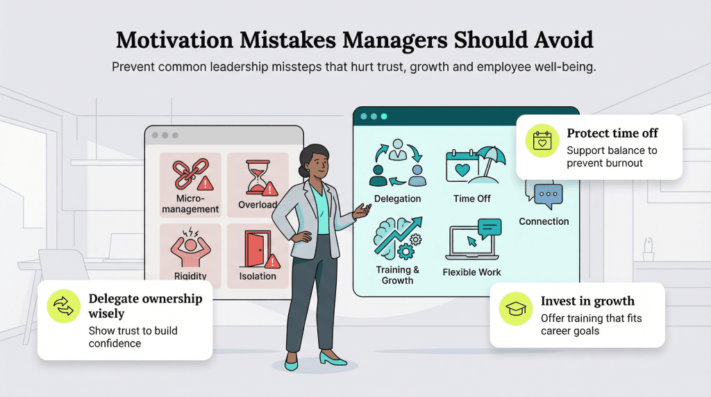 manager motivation mistakes