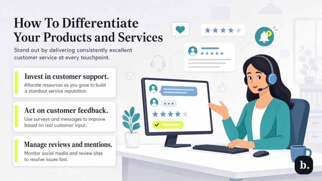 differentiate products and services graphic