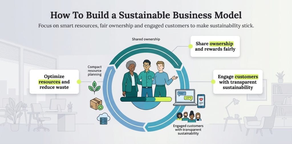 sustainable business model graphic