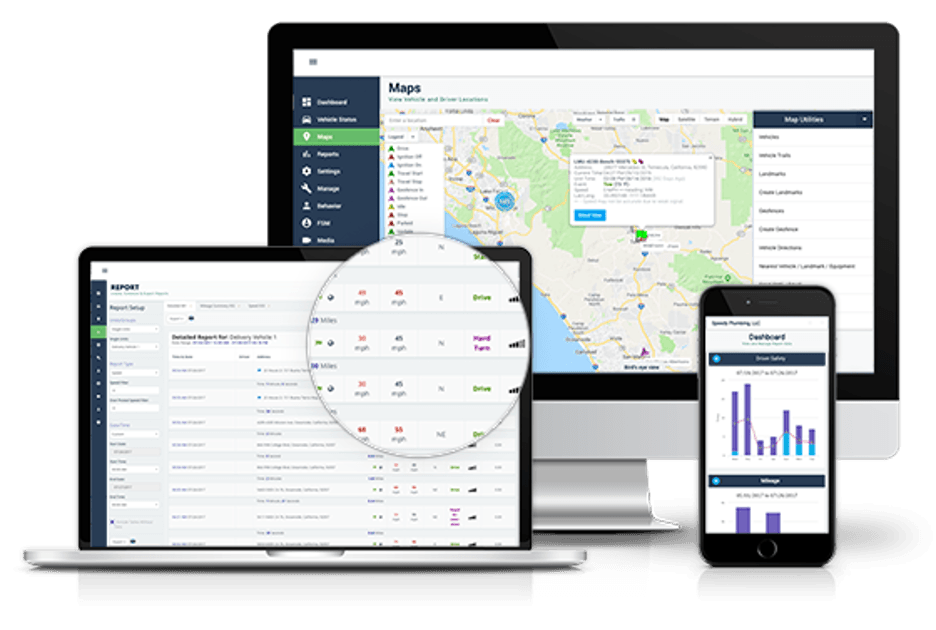 GPS Trackit user interface