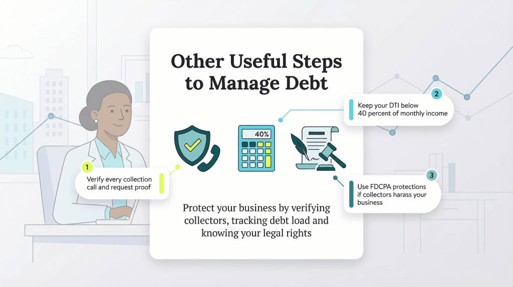 steps to manage debt