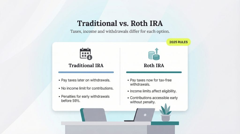 trad vs. roth IRA
