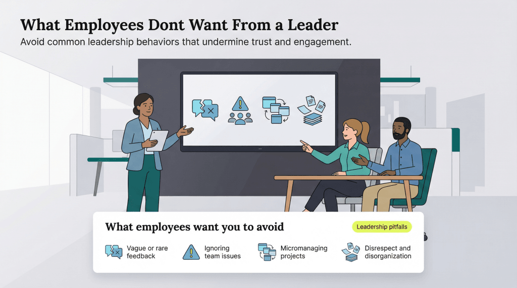 what employees don't want from a leader