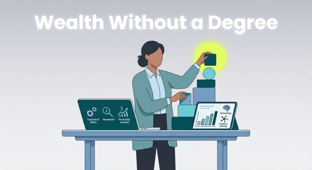 Wealth without degree graphic