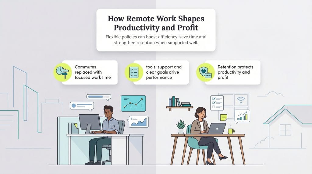 how remote work shapes productivity