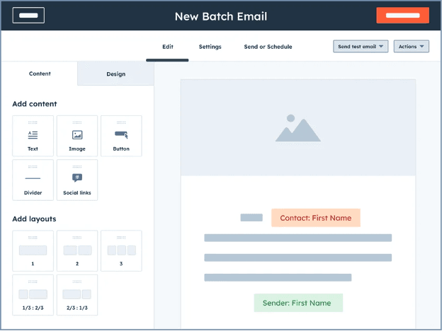 Hubspot custom emails
