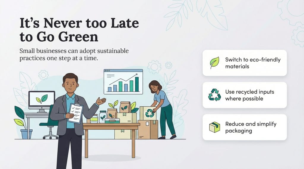 green business graphic