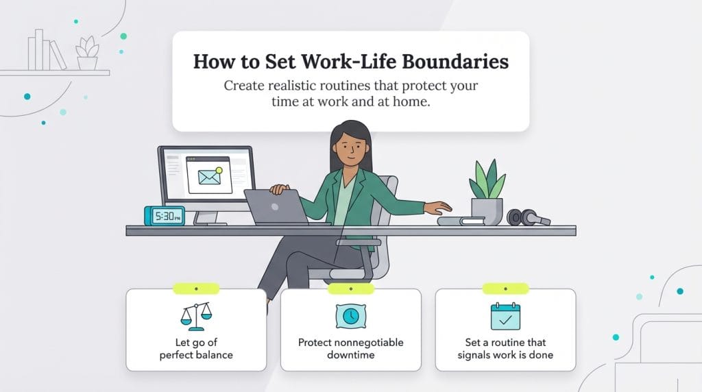 set work/life boundaries