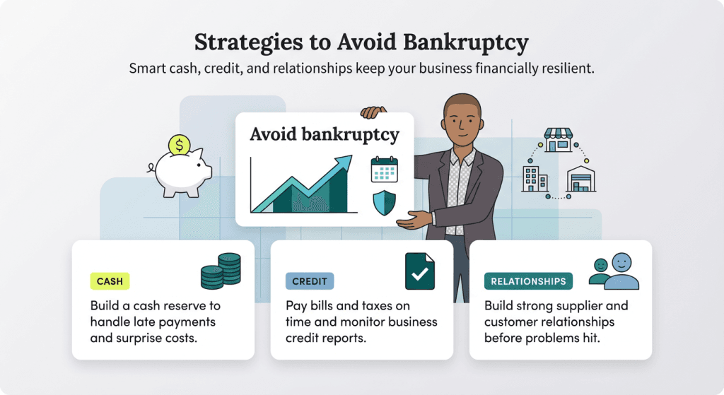 strategies to avoid bankrputcy