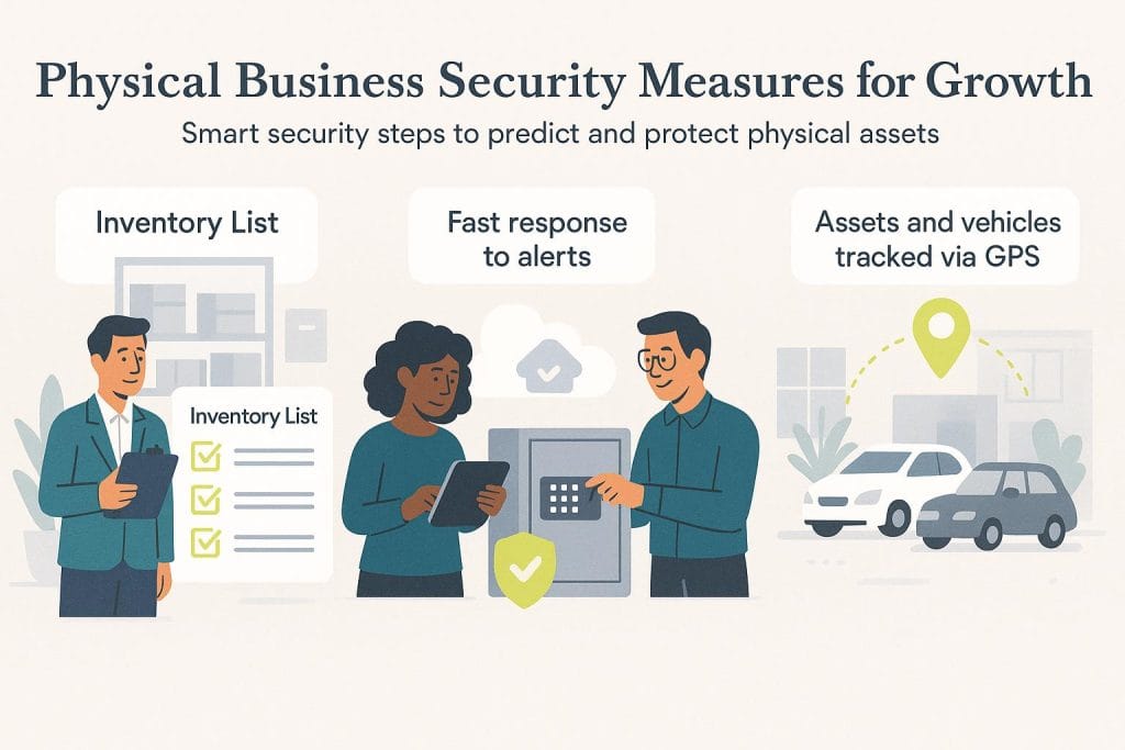 Business security measures graphic