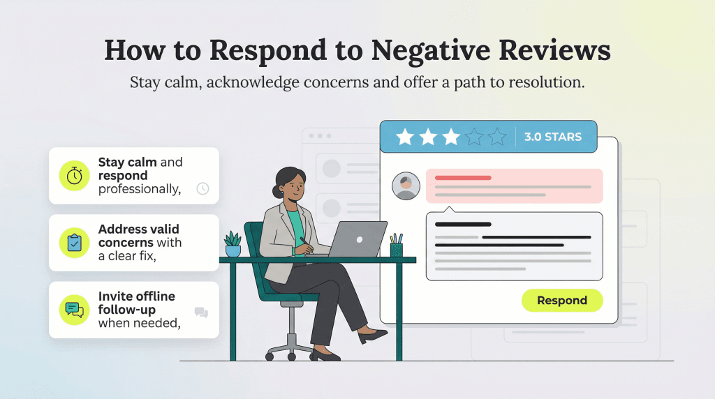 how to respond to negative reviews