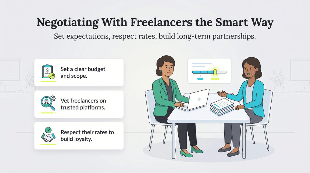 negotiating with freelancers