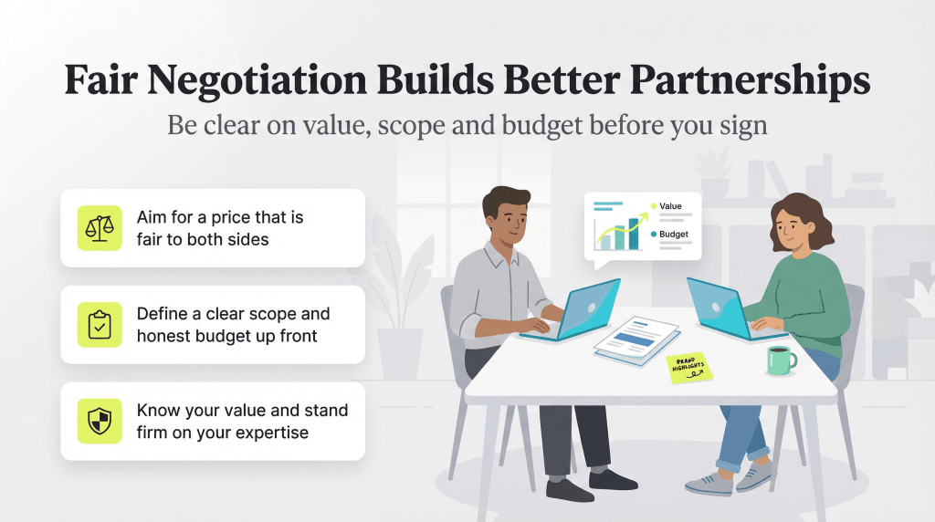 fair freelance negotiation