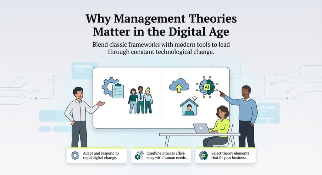 why management theories matter graphic