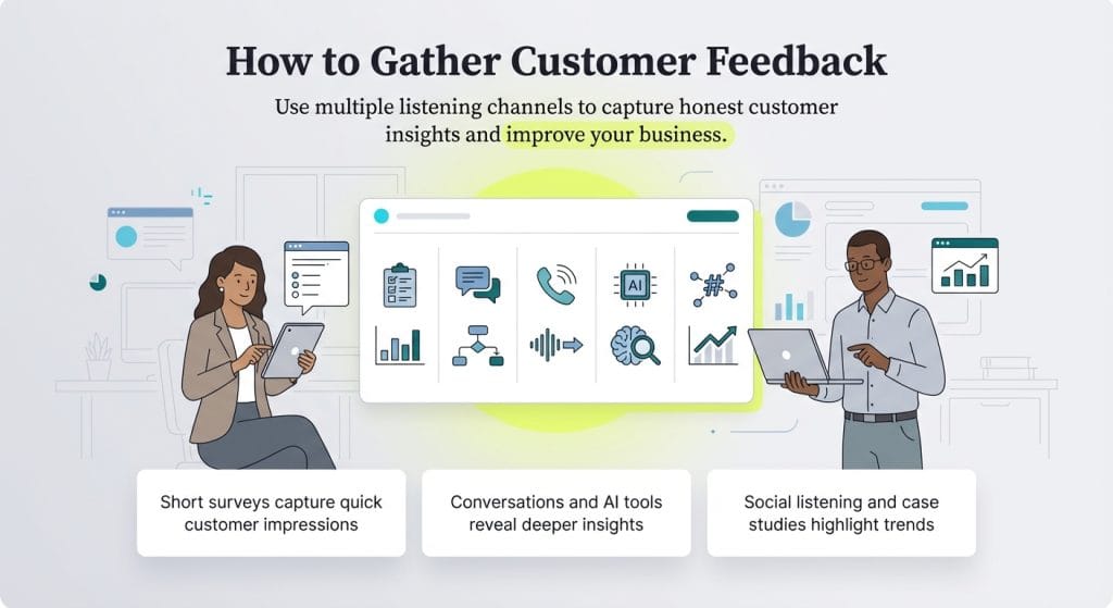 customer feedback graphic