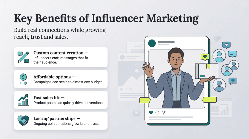 benefits of influencer marketing