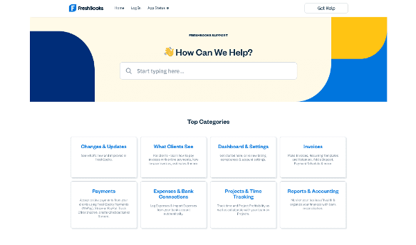 Freshbooks online resources