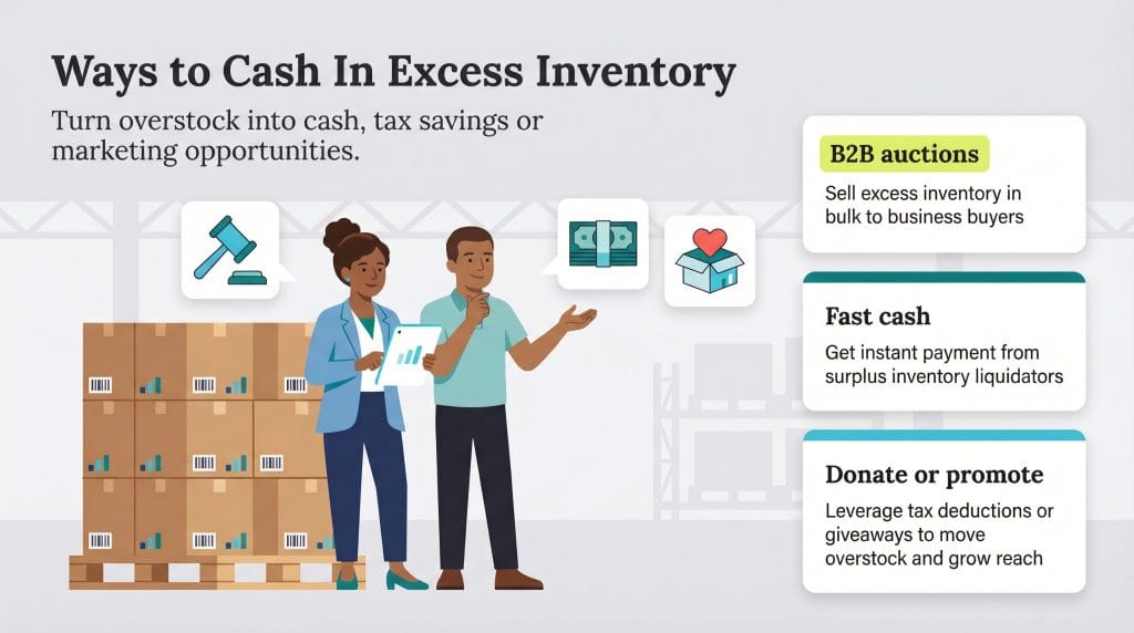 cash in excess inventory