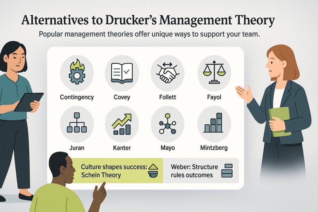 Alternatives to Drucker's management theories