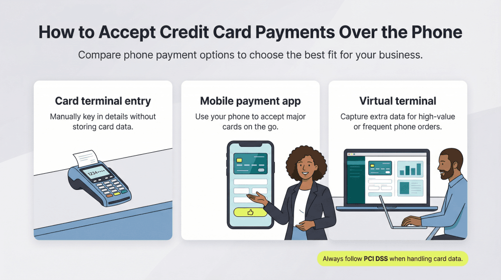 how to accept card payments over the phone