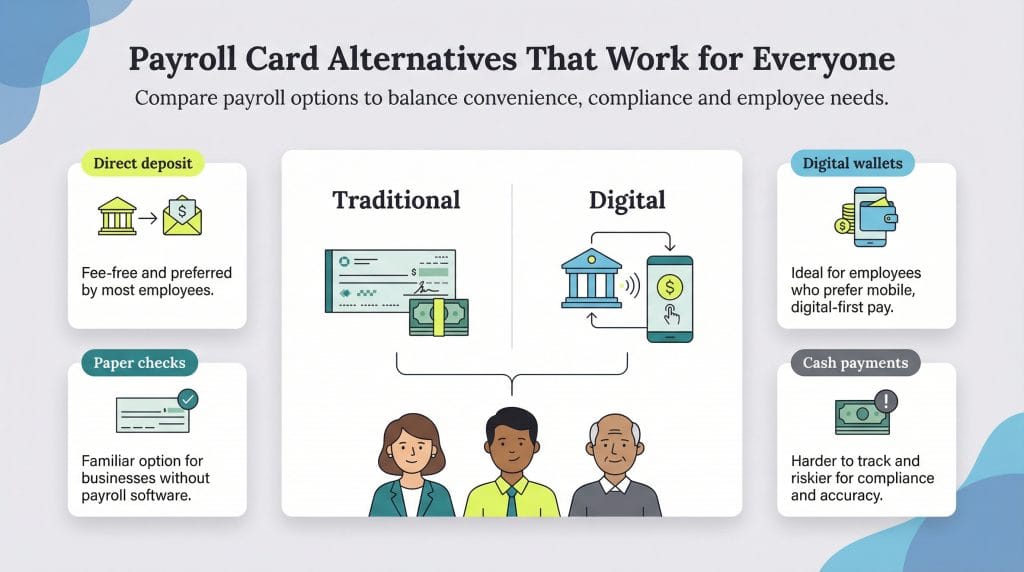 payroll card alternatives
