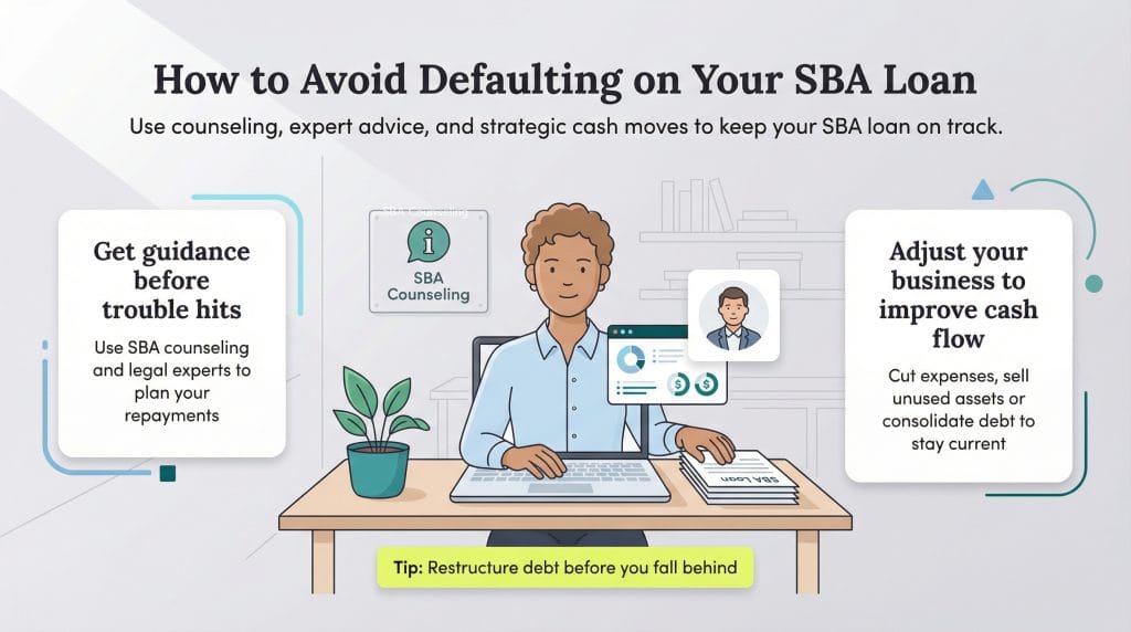 avoid defaulting on your SBA loan