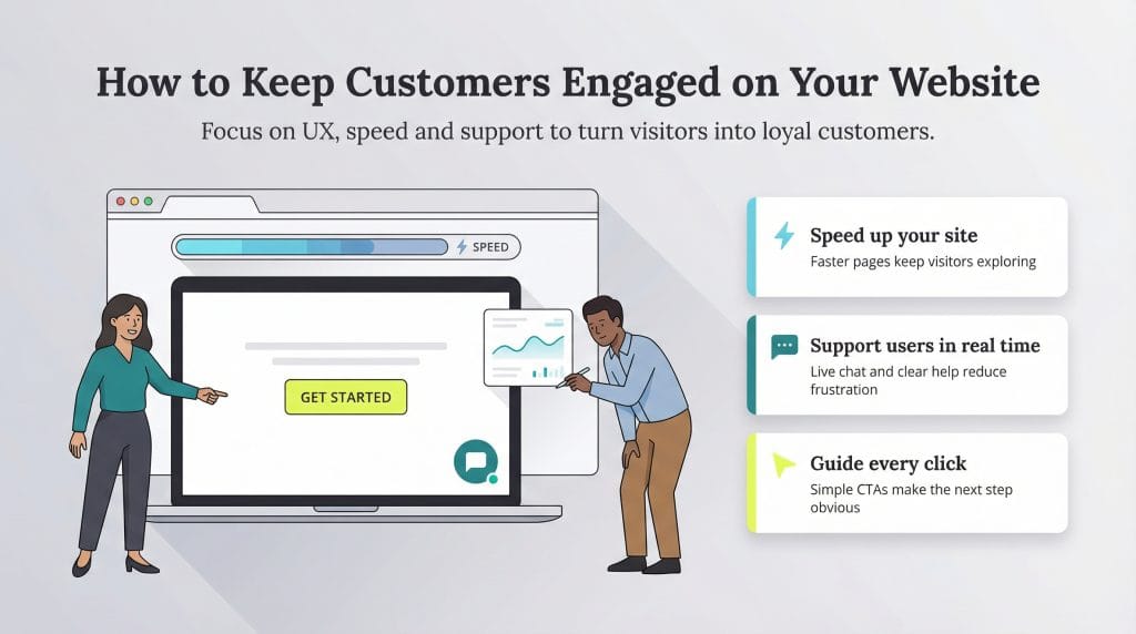 keep customers engaged graphic