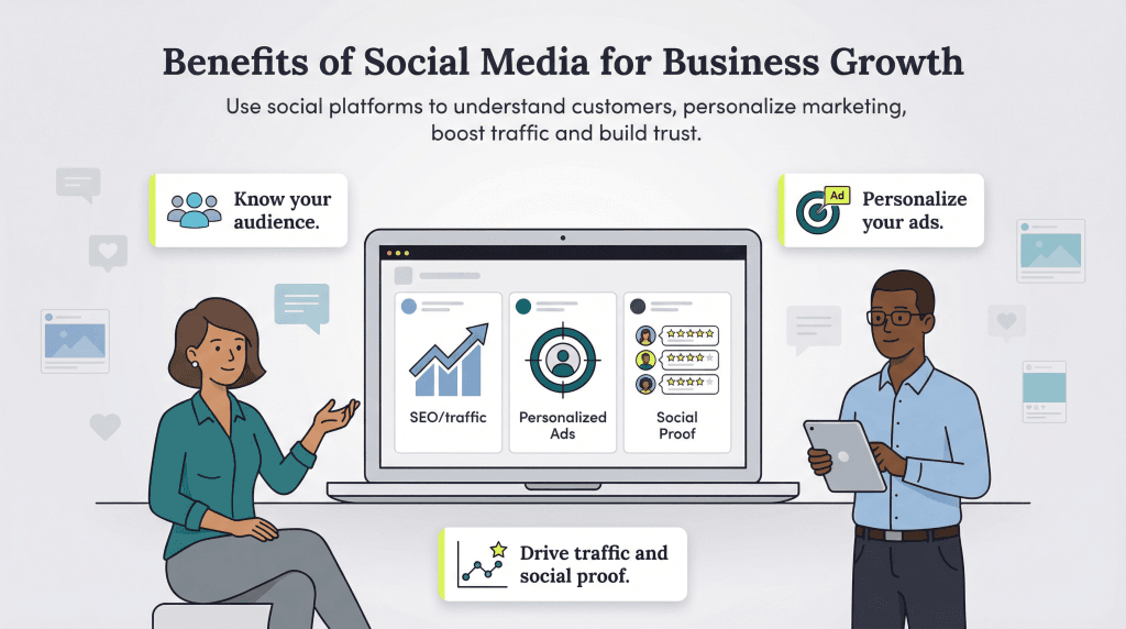 social media benefits