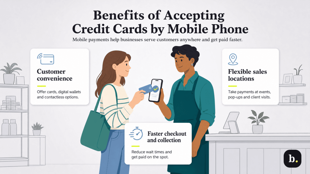 benefits of accepting credit card payments graphic