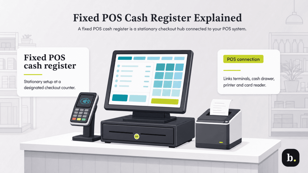fixed POS cash register