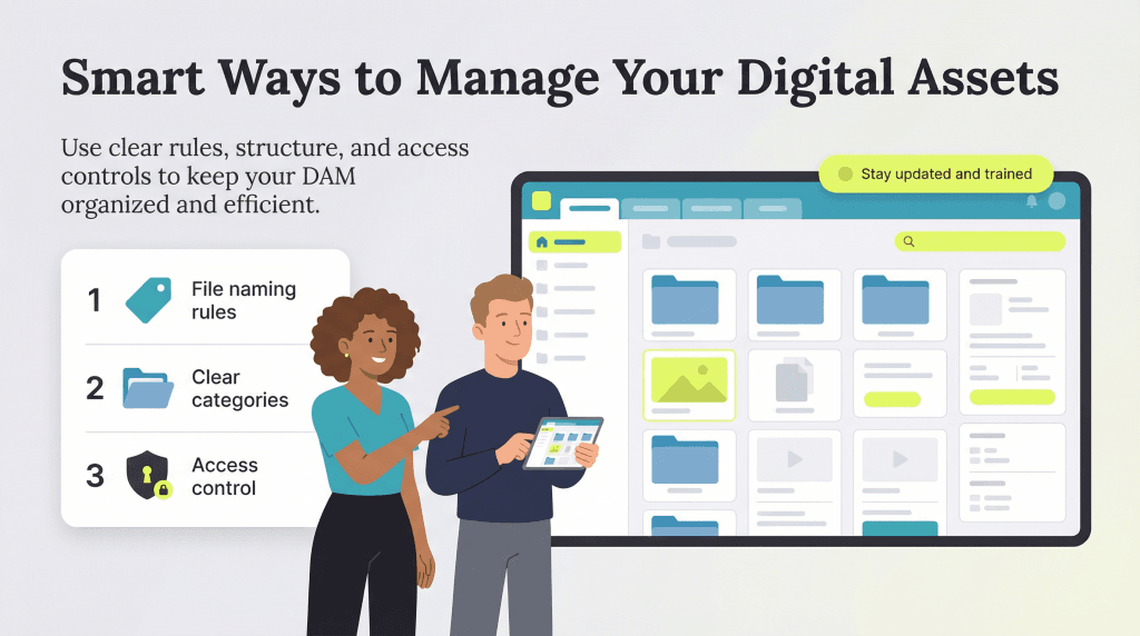 manage digital assets