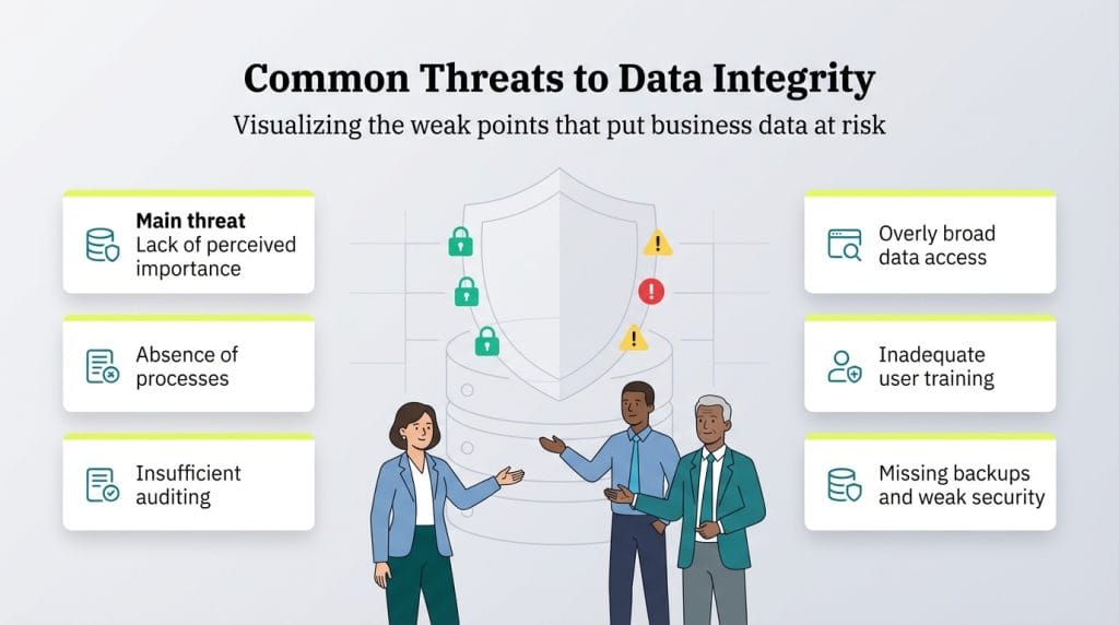 common threats to data integrity