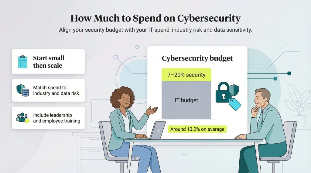how much to spend on cybersecurity