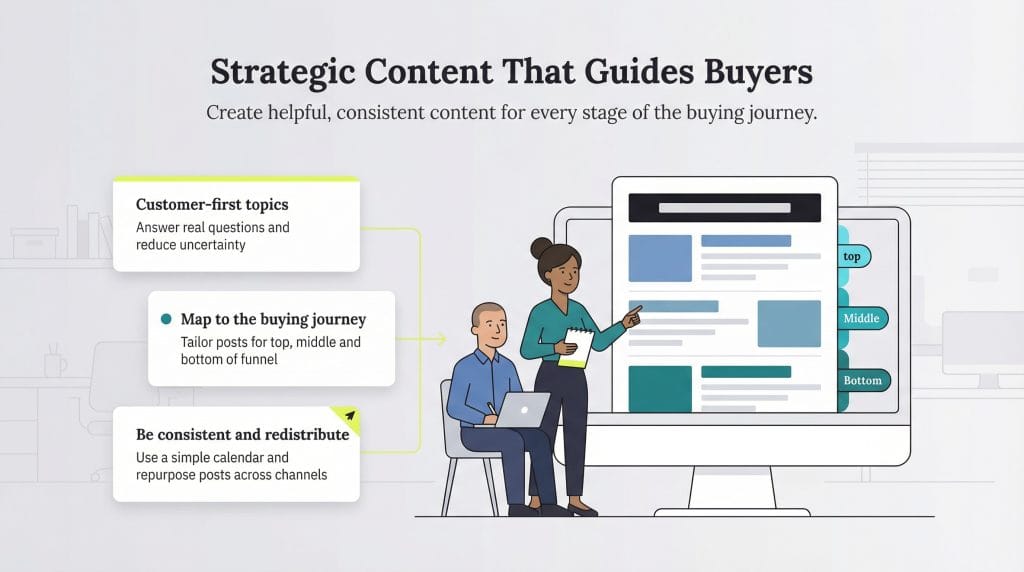 content that guides buyers