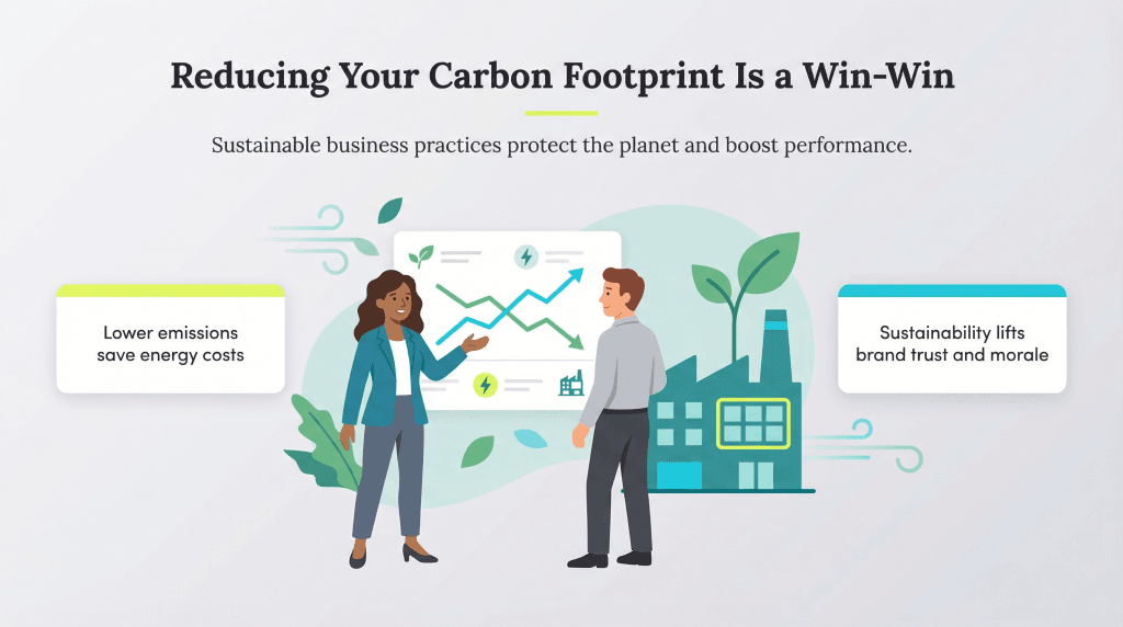 reducing carbon footprint win win