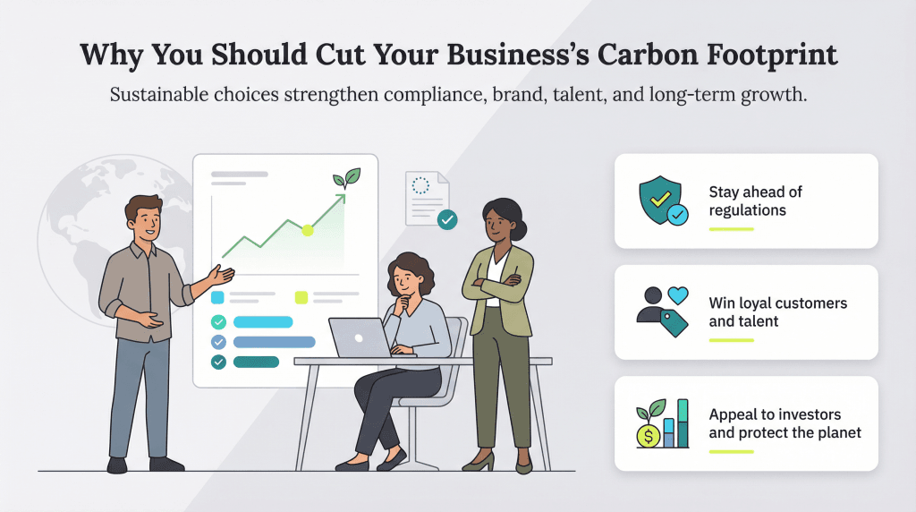 why businesses should cut carbon footprint