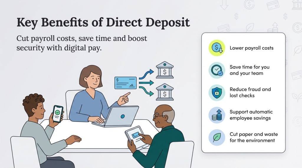benefits of direct deposit