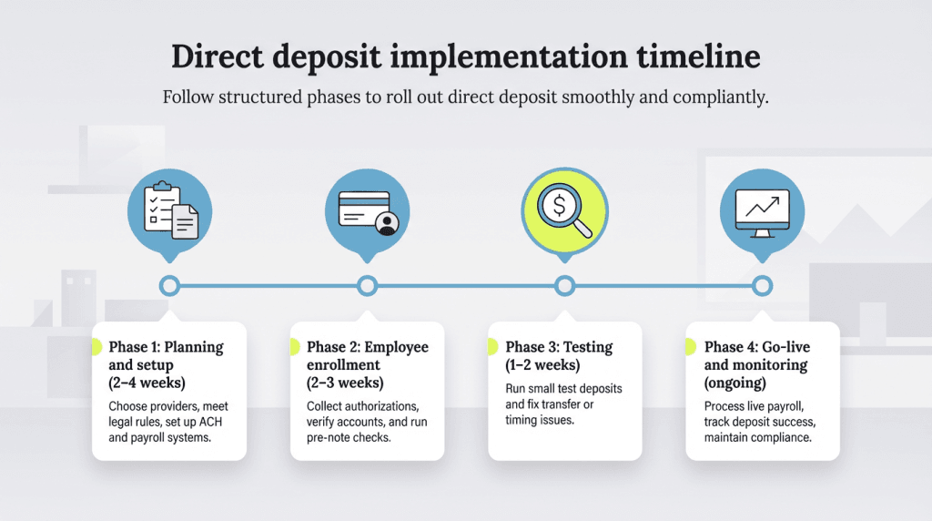 direct deposit timeline