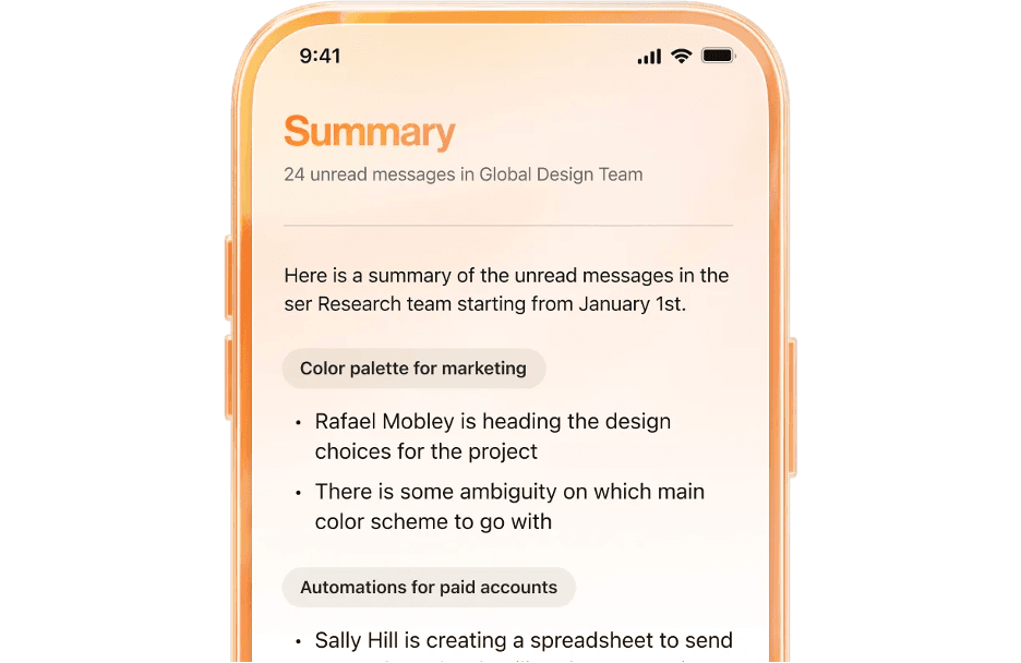 Ringcentral AI chat summary