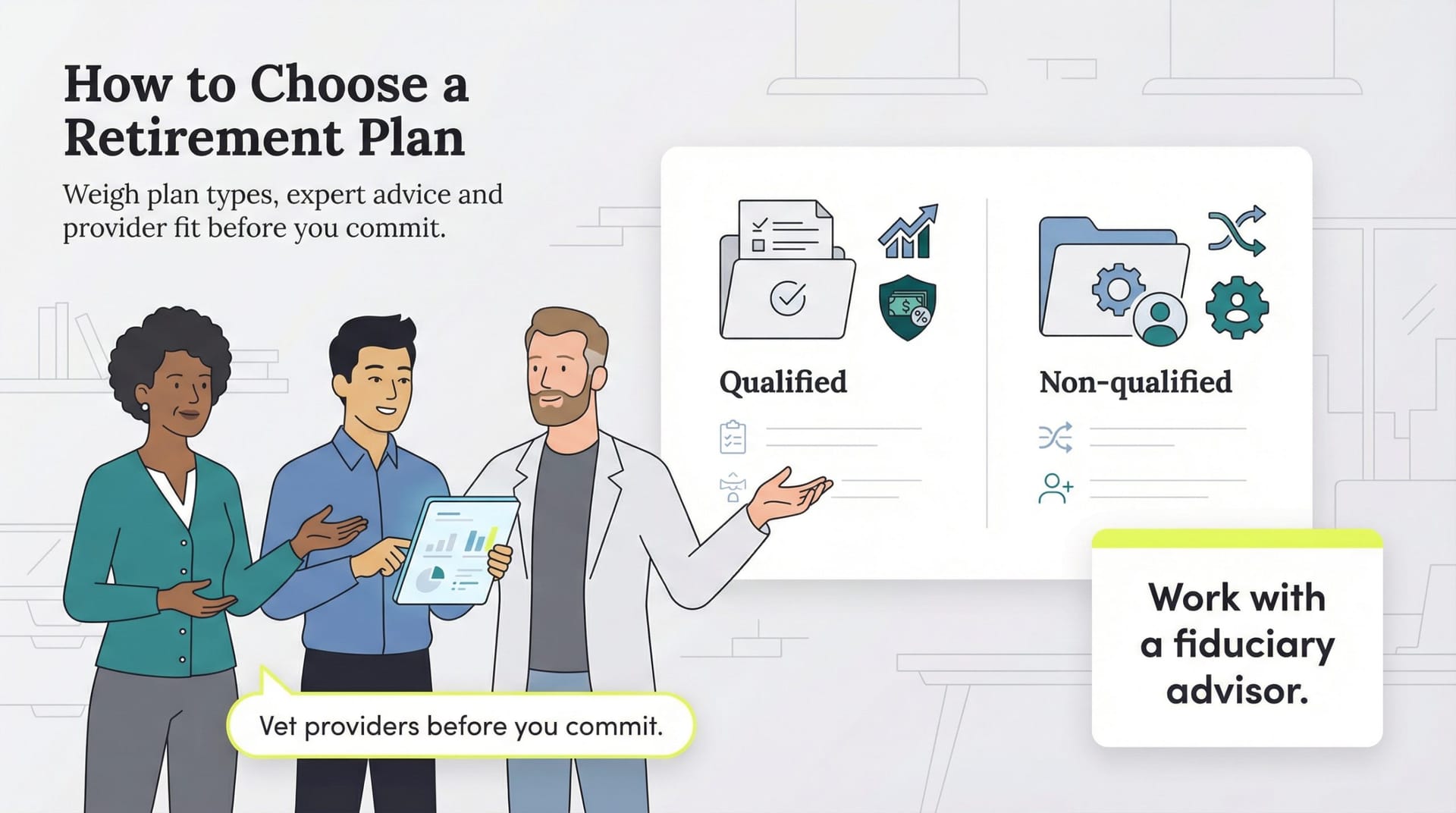 how to choose a retirement plan