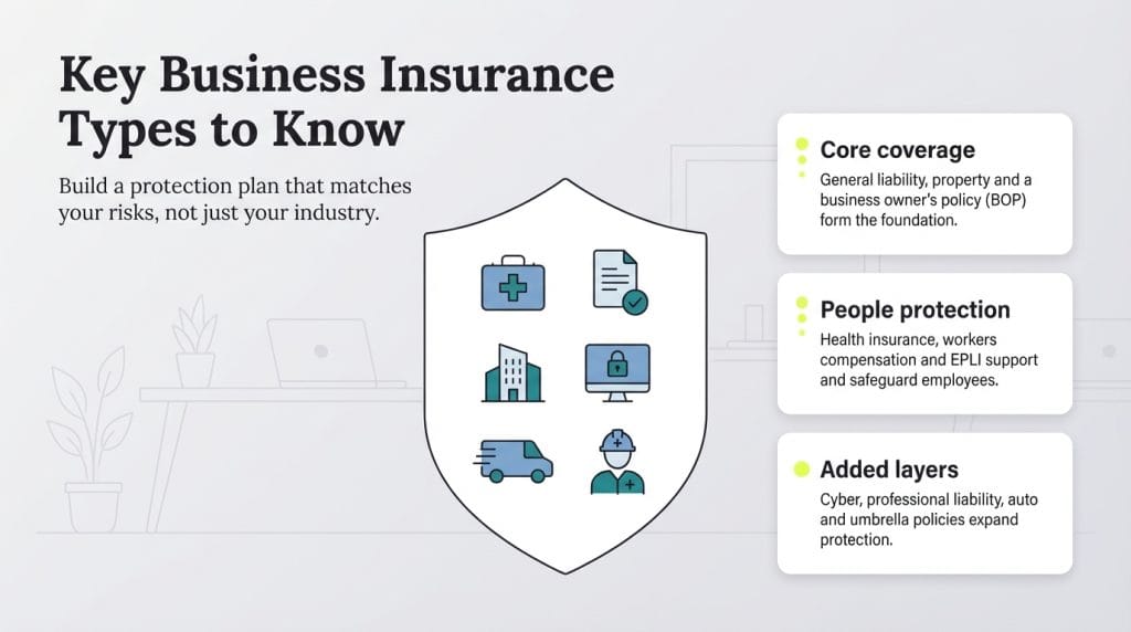 types of business insurance