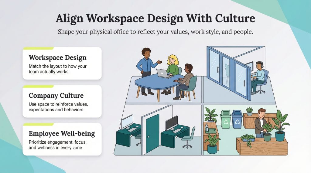 align workplace design with culture