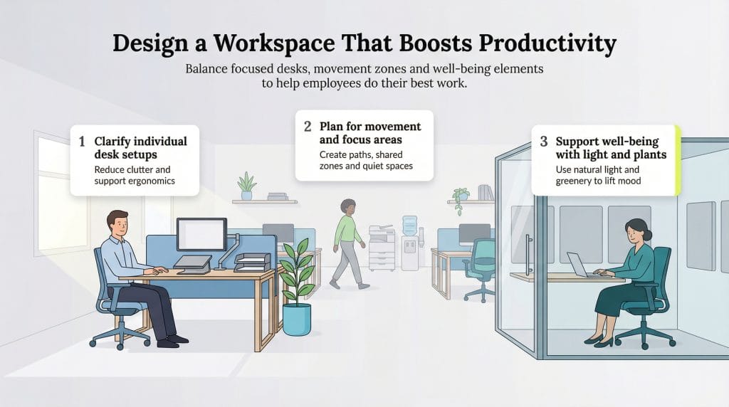 design a productive workplace