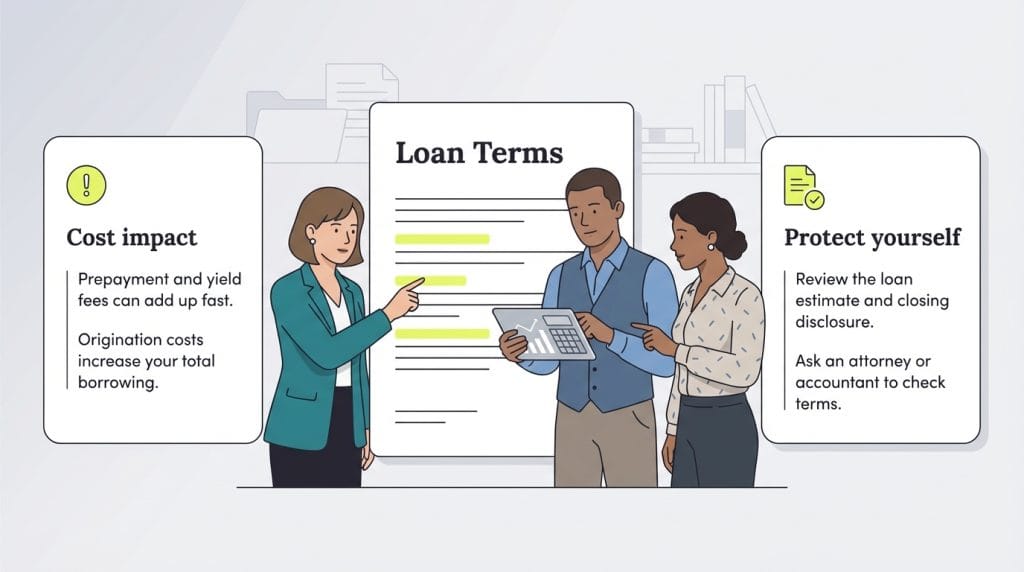 business loan terms graphic