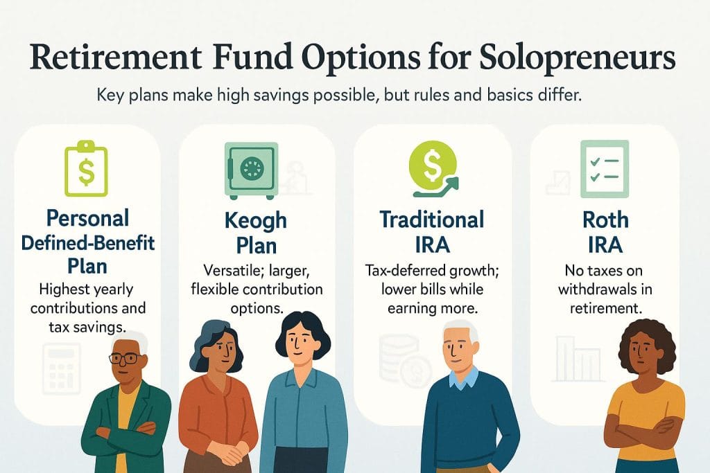 Retirement fund options for solopreneurs