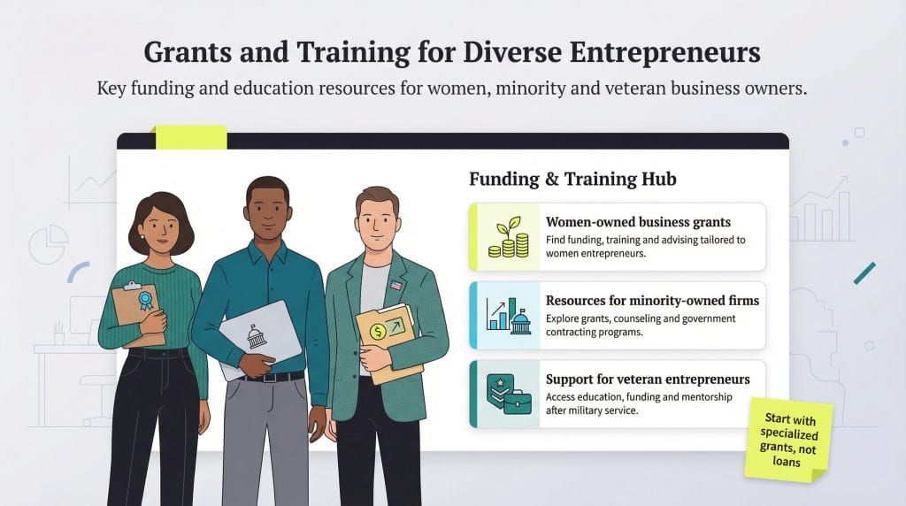 diverse entrepreneur grants