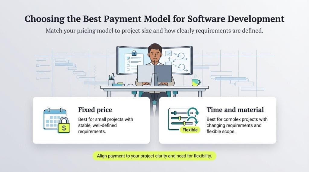 best payment model for software development