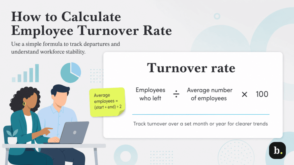 how to calculate employee turnover