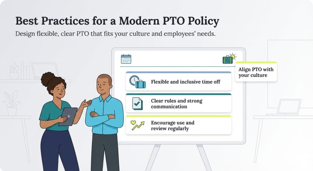 PTO best practices graphic