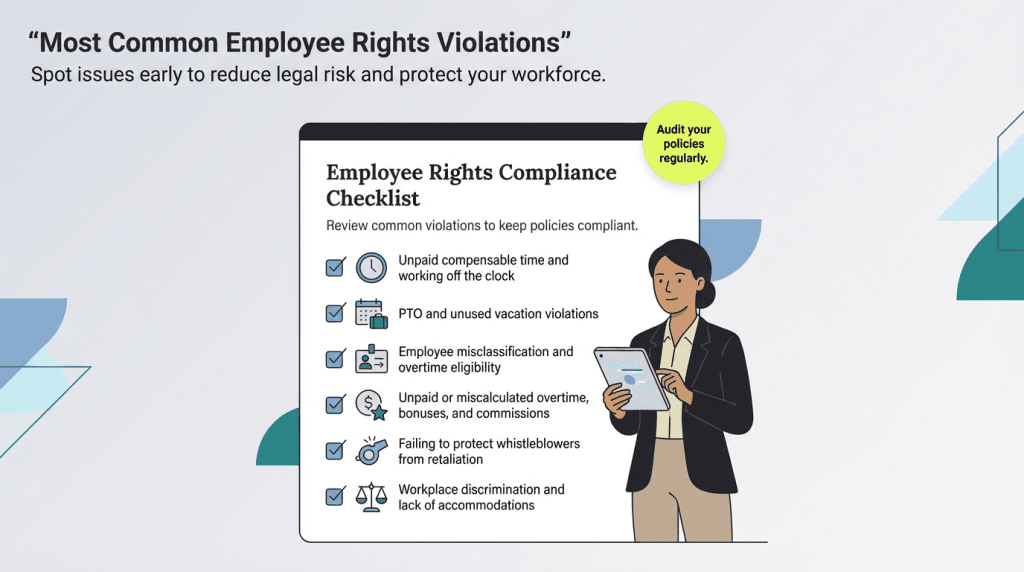 Employee rights checklist